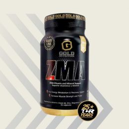 ZMA Gold Nutrition - Zinc + Magnesio + Vitamina B6 - 60 Caps.